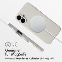 imoshion Color Back Cover mit MagSafe für das Apple iPhone 16 - Beige