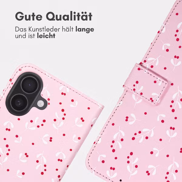 imoshion Design Klapphülle Apple iPhone 17 - Blush Berries