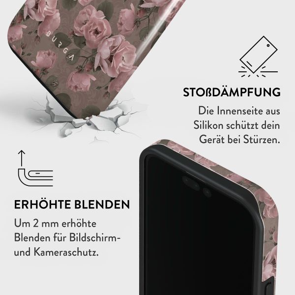 Burga Tough Back Cover für das Apple iPhone 15 Pro Max - Vintage Glamour