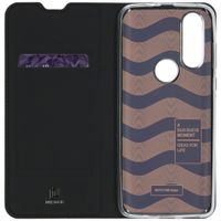 Dux Ducis Slim TPU Klapphülle Schwarz für das Motorola One Action