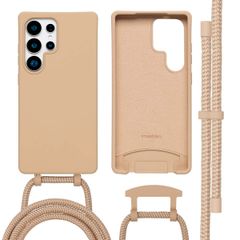 imoshion Color Backcover mit abnehmbarem Handykette und MagSafe Samsung Galaxy S25 Ultra - Beige