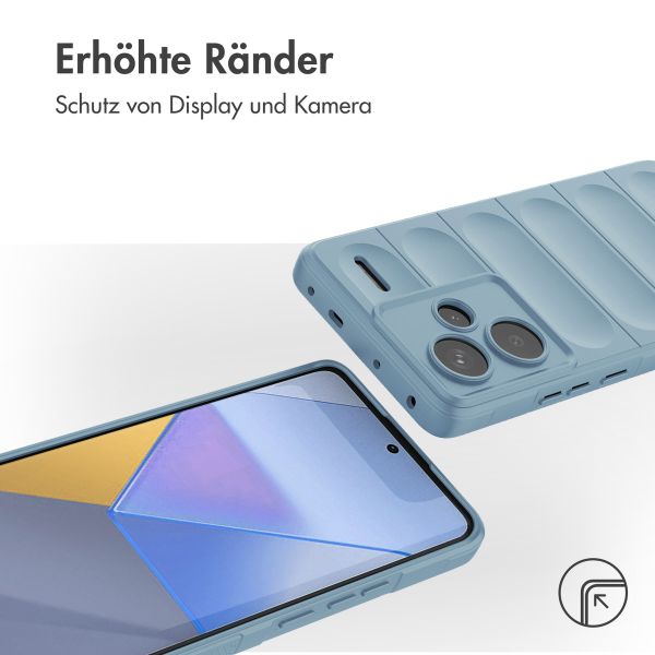 imoshion EasyGrip Back Cover für das Xiaomi Redmi Note 13 Pro Plus (5G) - Hellblau