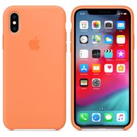 Apple Silikon-Case Papaya für das Apple iPhone Xs / X