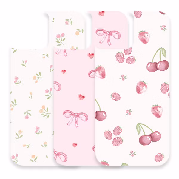 Holdit Print Pack für das Apple iPhone 13 / 14 / 15 - Pink Breeze