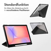 imoshion Origami Klapphülle Samsung Galaxy Tab S9 11.0 Zoll / S10 Lite / S10 FE / S9 FE 10.9 Zoll - Schwarz