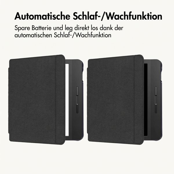 imoshion Slim Hard Case Klapphülle Tolino Vision 5 - Schwarz