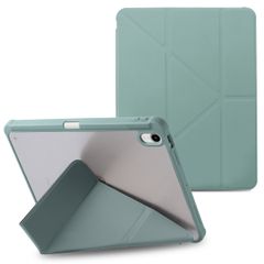 imoshion Origami Klapphülle iPad 11 (2025) 11 Zoll / iPad 10 (2022) 10.9 Zoll - Dunkelgrün