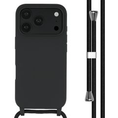 imoshion SilikonHülle mit Band Apple iPhone 18 Pro / 17 Pro - Schwarz