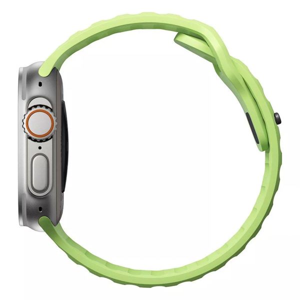Nomad Sport Armband FKM für das  Apple Watch Series 1 t/m 11 / SE / Ultra (44/45/46/49 mm) - Glow Green