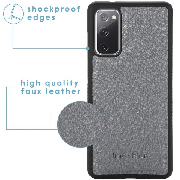 imoshion Luxuriöse Portemonnaie-Klapphülle Samsung Galaxy S20 FE - Grau