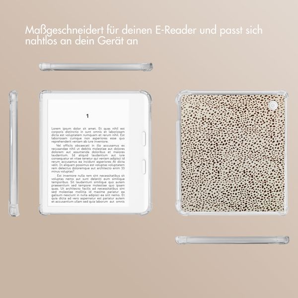 imoshion Design Clear Backcover Kobo Libra Colour - Desert Dots
