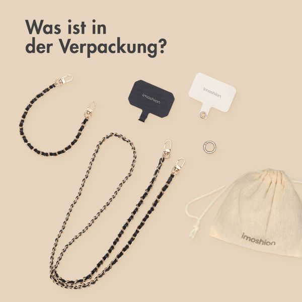 imoshion PU Leder Handyketten Set – Schwarz