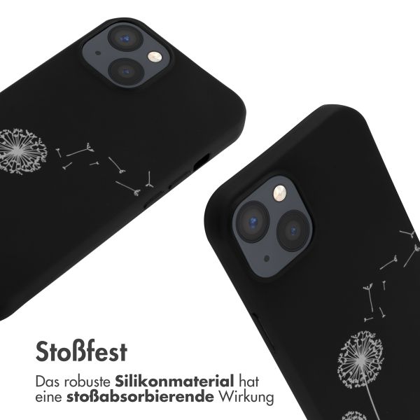 imoshion SilikonHülle design mit Band Apple iPhone 13 - Dandelion Black