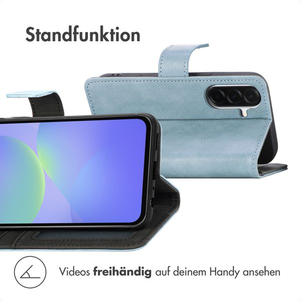 imoshion Luxuriöse Klapphülle Samsung Galaxy A37 (5G) - Hellblau