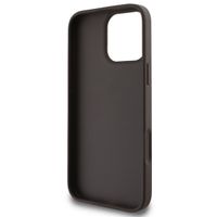 Guess Bottom Stripe 4G Back Cover Apple iPhone 16 Pro - Braun
