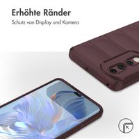 imoshion EasyGrip Back Cover für das Honor 90 Pro - Aubergine