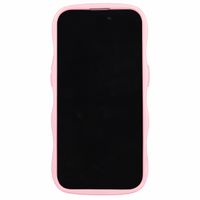 Holdit Wavy Case Apple iPhone 15 Pro - Transparent / Pink