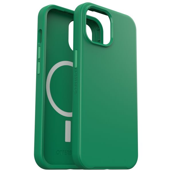 OtterBox Symmetry Backcover MagSafe für das iPhone 15 / 14 / 13 - Green Juice