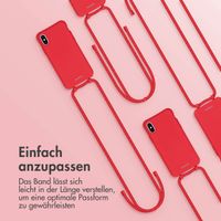 imoshion Color Backcover mit abtrennbarem Band Apple iPhone X / Xs - Rot