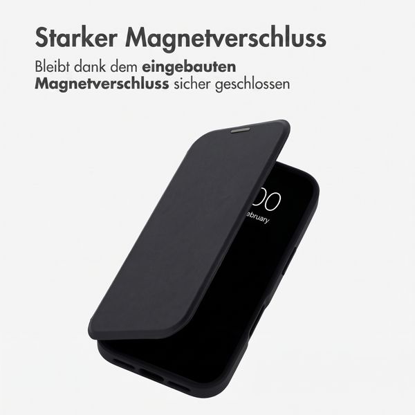 imoshion Transparente Bookcase mit MagSafe Apple iPhone 18 Pro / 17 Pro - Schwarz