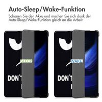 imoshion Design Trifold Klaphülle Xiaomi Pad 6 / 6 Pro - Don't touch