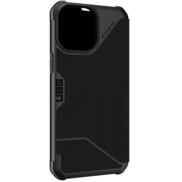 UAG Metropolis Klapphülle für das iPhone 13 Pro Max - Kevlar Black