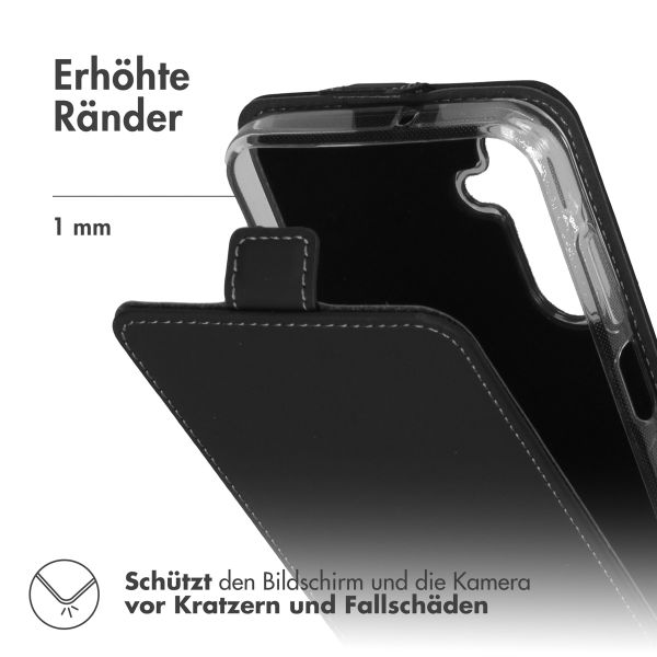 Accezz Flip Case für das Samsung Galaxy A25 (5G) - Schwarz