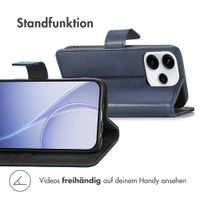 imoshion Luxuriöse Klapphülle Oppo Reno15 (5G) - Dunkelblau