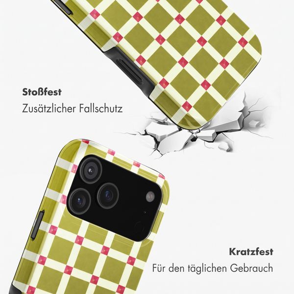 Selencia Vivid Back Cover Apple iPhone 18 Pro Max / 17 Pro Max - Check This Olive