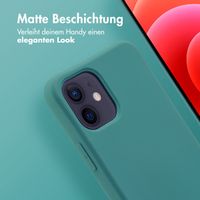 imoshion Color Backcover mit abtrennbarem Band MagSafe für das iPhone 12 (Pro) - Dark Green