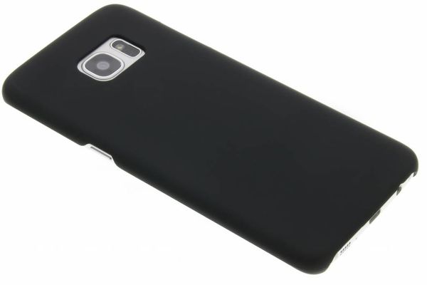 Schwarze unifarbene Hardcase-Hülle Samsung Galaxy S7 Edge