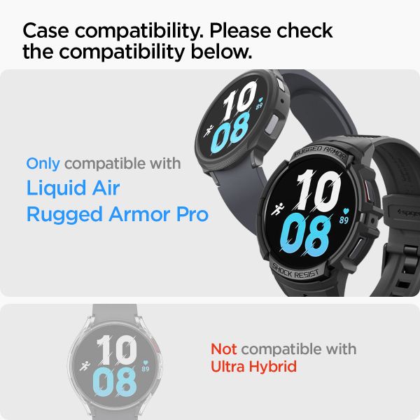 Spigen EZ FIT Glas.tR Displayschutzfolie mit Applikator für die Samsung Galaxy Watch 6 - 40 mm - Transparent