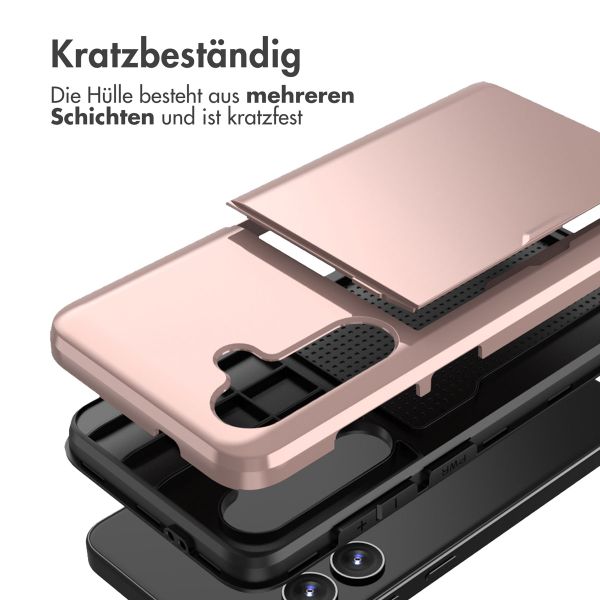imoshion Backcover mit Kartenfach für das Samsung Galaxy S24 - Rose Gold