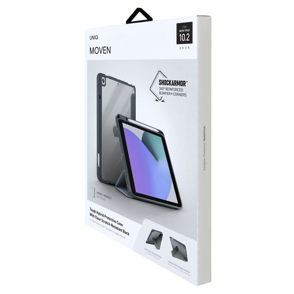 Uniq Moven Case Apple iPad 9 (2021) 10.2 Zoll / iPad 8 (2020) 10.2 Zoll / iPad 7 (2019) 10.2 Zoll - Grey
