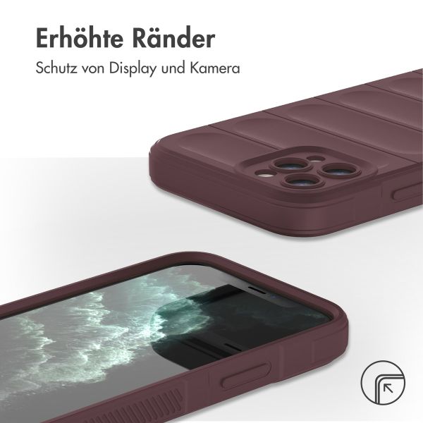 imoshion EasyGrip Back Cover für das iPhone 11 Pro - Aubergine