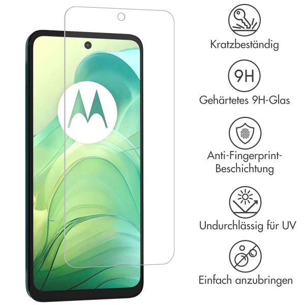 Accezz Screen Protector aus gehärtetem Glas Motorola Moto G04 / G24 / G24 Power