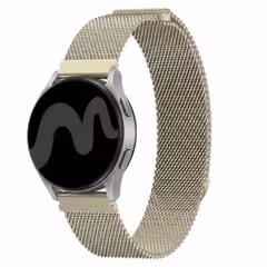 imoshion Magnetisches Milanaise Armband -   Universelle 20 mm Anschluss - Größe S - Starlight
