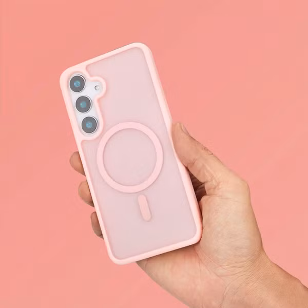 imoshion Color Guard Back Cover mit MagSafe Samsung Galaxy S25 Plus - Hellrosa