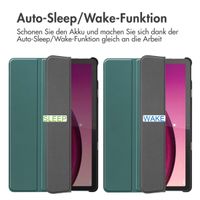 imoshion Trifold Klapphülle Lenovo Tab M10 5G - Dunkelgrün