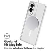 imoshion Sparkle Back Cover mit MagSafe Samsung Galaxy S25 Edge - Transparent