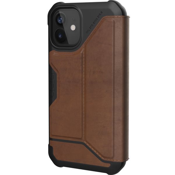 UAG Metropolis Klapphülle Apple iPhone 12 Mini - Leather Brown