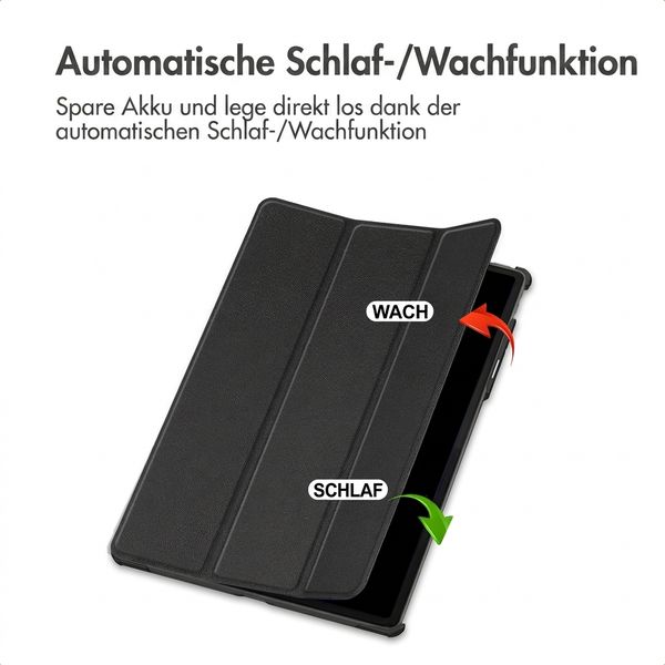 imoshion Trifold Klapphülle Lenovo Idea Tab Pro Gen 2 - Schwarz