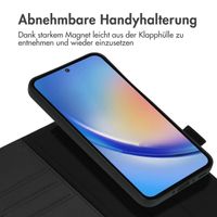 Accezz Premium Leather 2 in 1 Wallet Bookcase für das Samsung Galaxy A35 - Schwarz