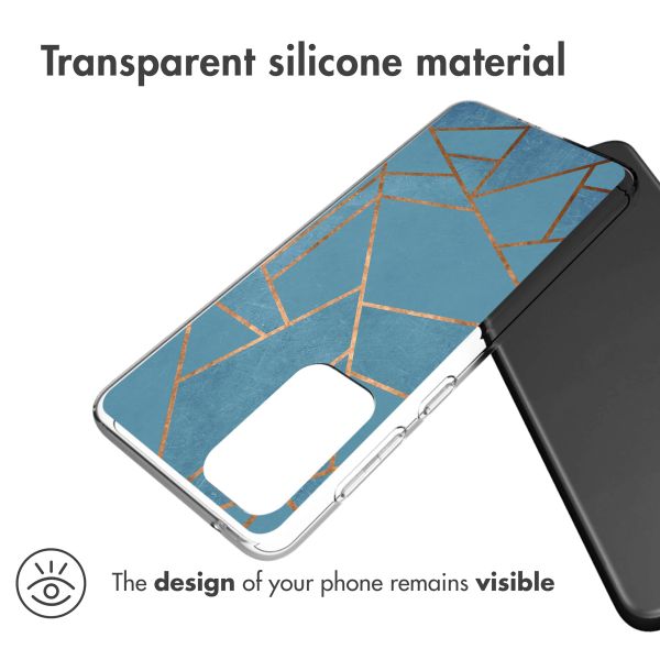 imoshion Design Hülle für das Samsung Galaxy A33 - Blue Graphic