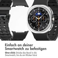 imoshion Ocean Silikonarmband für das  Samsung Galaxy Watch 8 (40/44mm) / Classic (46mm) - Schwarz