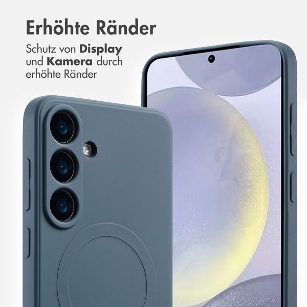 imoshion Color Back Cover mit MagSafe für das Samsung Galaxy S25 Plus - Dunkelblau