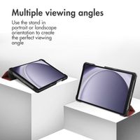 imoshion Trifold Klapphülle Samsung Galaxy Tab A11 / A9 8.7 Zoll - Rot