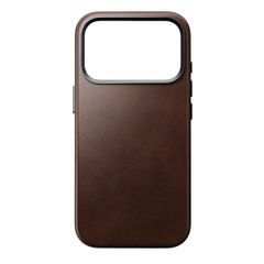 Nomad Traditionelles Horween-Leder Backcover mit MagSafe Apple iPhone 17 Pro - Rustic Brown