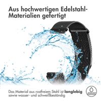 imoshion Mailändische Magnetarmband - 20-mm-Universalanschluss - Größe S - Schwarz