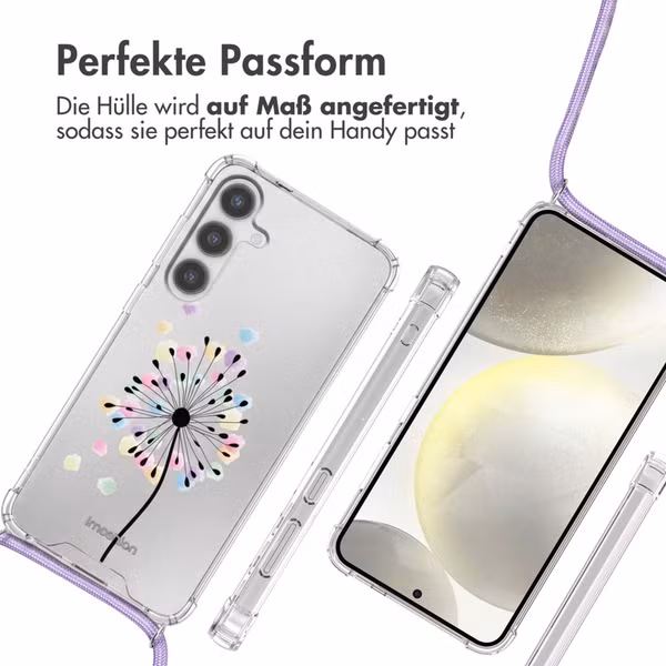 imoshion Design Hülle mit Band Samsung Galaxy S24 - Sandstone Dandelion